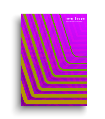 Cover with geometric patternのイラスト素材