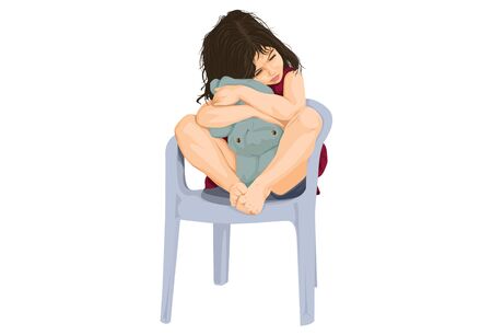 Sad Girlのイラスト素材