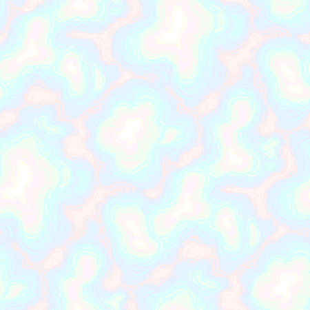 Light seamless pattern shimmers with the colors of the rainbow. Multicolor shapeless spots on pink background. Abstract pattern for textile, design and decoration
のイラスト素材