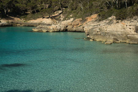 Beach in Menorca, balearic islands, Spain, natureの写真素材
