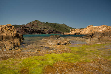 Beach in Menorca, balearic islands, Spain, natureの写真素材