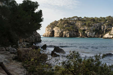 Beach in Menorca, balearic islands, Spain, natureの写真素材