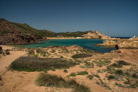 Beach in Menorca, balearic islands, Spain, natureの写真素材