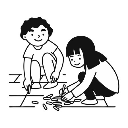 Happy mother's day. Silhouette of a mother and her child. Vector illustrationのイラスト素材