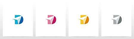 Arrowhead On Letter Logo Design Dのイラスト素材