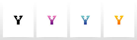 Star On Letter Logo Design Yのイラスト素材