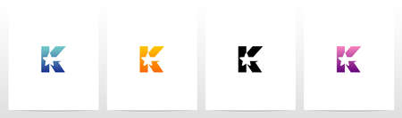 Star On Letter Logo Design Kのイラスト素材