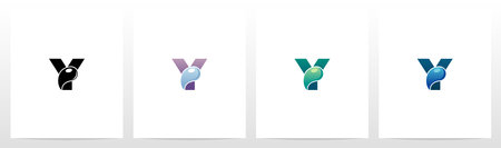 Waterdrop On Letter Logo Design Yのイラスト素材