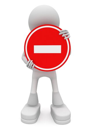 entry prohibitedの写真素材