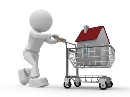 buyer of the buildingの写真素材