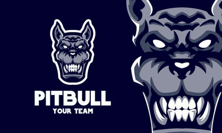 angry boar head with big fang mascot logoのイラスト素材