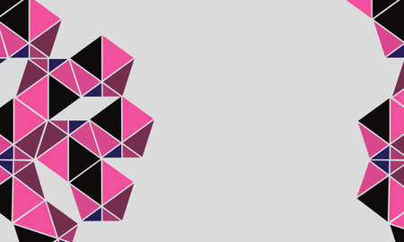 Abstract colorful pentagonal geometric backgroundのイラスト素材