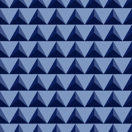 Geometric seamless pattern with triangle shapeのイラスト素材
