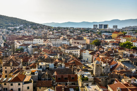 Split town - Croatiaの写真素材