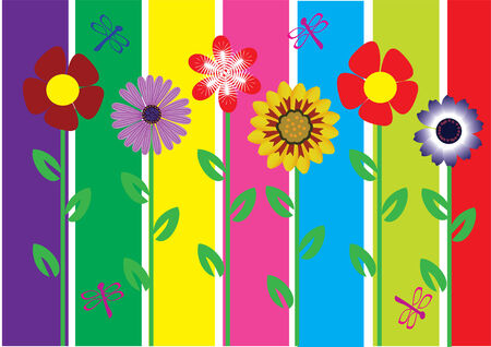 vectro abstract floral backgroundのイラスト素材