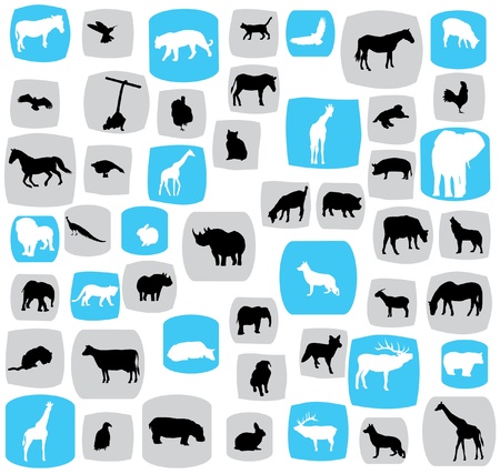 animals silhouettes