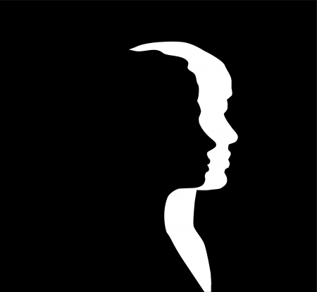 man and womanのイラスト素材