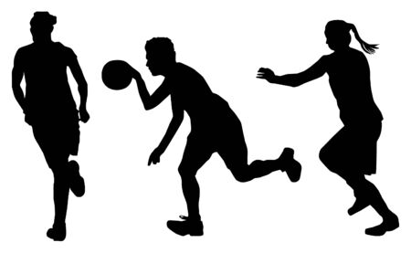 vector basketball playersのイラスト素材