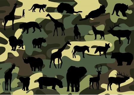 camouflageのイラスト素材