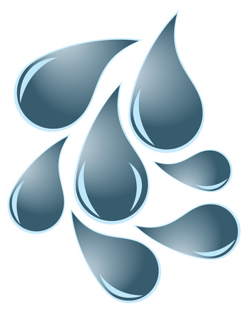 vector water drops backgroundのイラスト素材