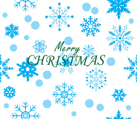 vector illustration of Christmas snowflake backgroundのイラスト素材