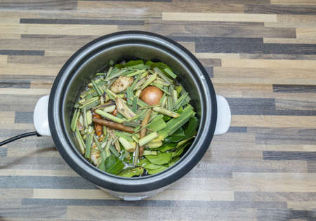 Herbs to prevent covids, in the pot, for boiling