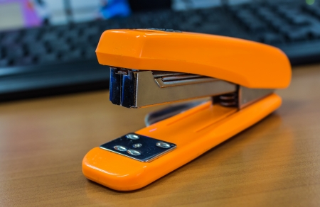 stapler yellowの写真素材
