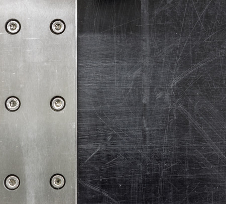 Steel background with boltsの写真素材