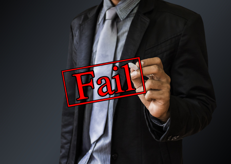business man failの写真素材