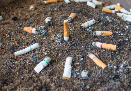 Smoking represents a health hazardの写真素材