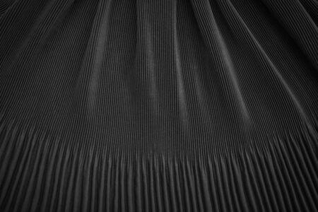 black fabric texture backgroundの写真素材