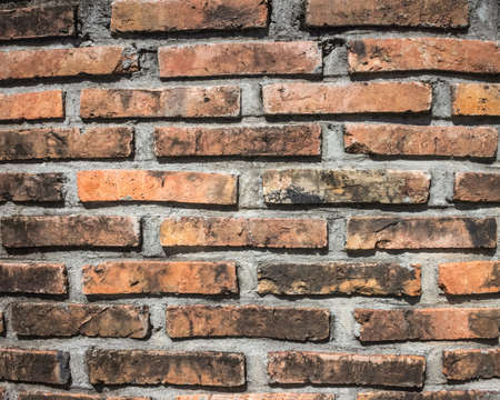Red brick wall backgroundの写真素材