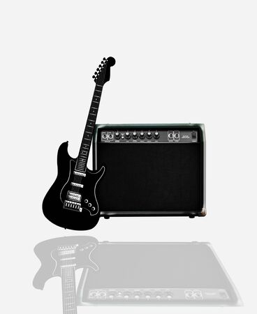 guitar amp musicianの写真素材