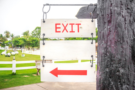 Exit farmの写真素材