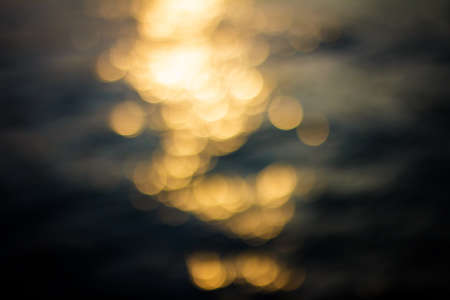 yellow bokeh backgroundの写真素材