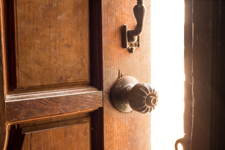 open door lightの写真素材