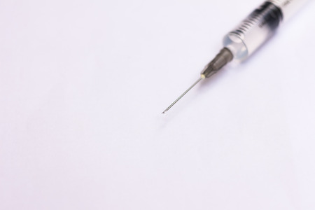 Medical for injection with a syringe isolateの写真素材