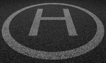 Heliport background texture.の写真素材