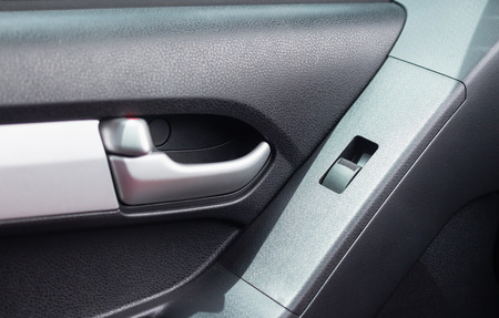 Press the button to open car doorの写真素材