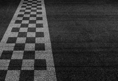 Start and finish line racing background top viewの写真素材