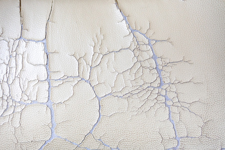 Cracked old leatherette fabric, Broken pattern texture background, Close up