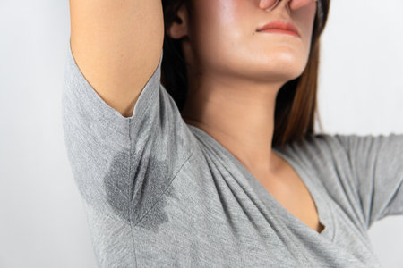Asian women sexy on white background