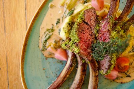 Beef dish in a restaurant
