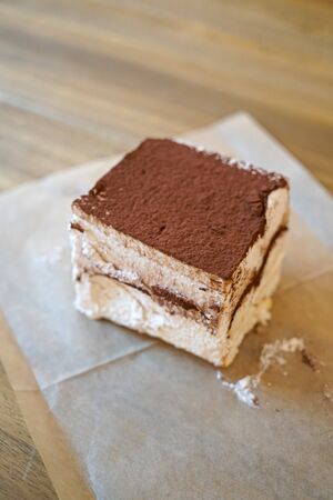 Cake on a restaurant table
