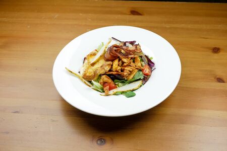 Main course in a restaurantの写真素材