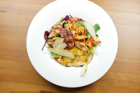 Main course in a restaurantの写真素材