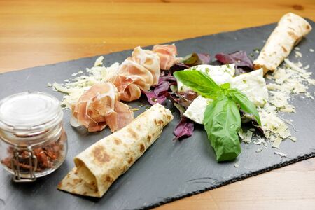 Main course in a restaurant