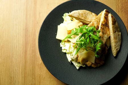 Main course in a restaurantの写真素材