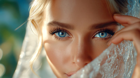 Learn how to create a dazzling eye makeup look with glitter, shimmer, and vibrant colors. Perfect for parties, festivals, or adding a touch of magic to your everyday style. Get ready to shine!の素材