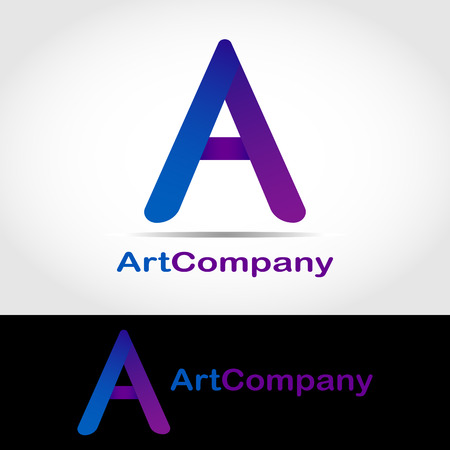 This is a logo in the shape of letter A.のイラスト素材